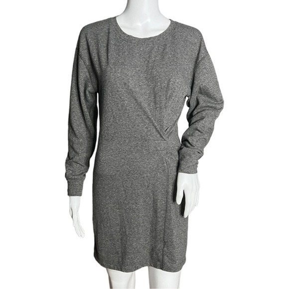 Cabi Dress Womens XS Gray Obsidian Put On Crewneck Sweatshirt Neutral Minimalist - Picture 1 of 7